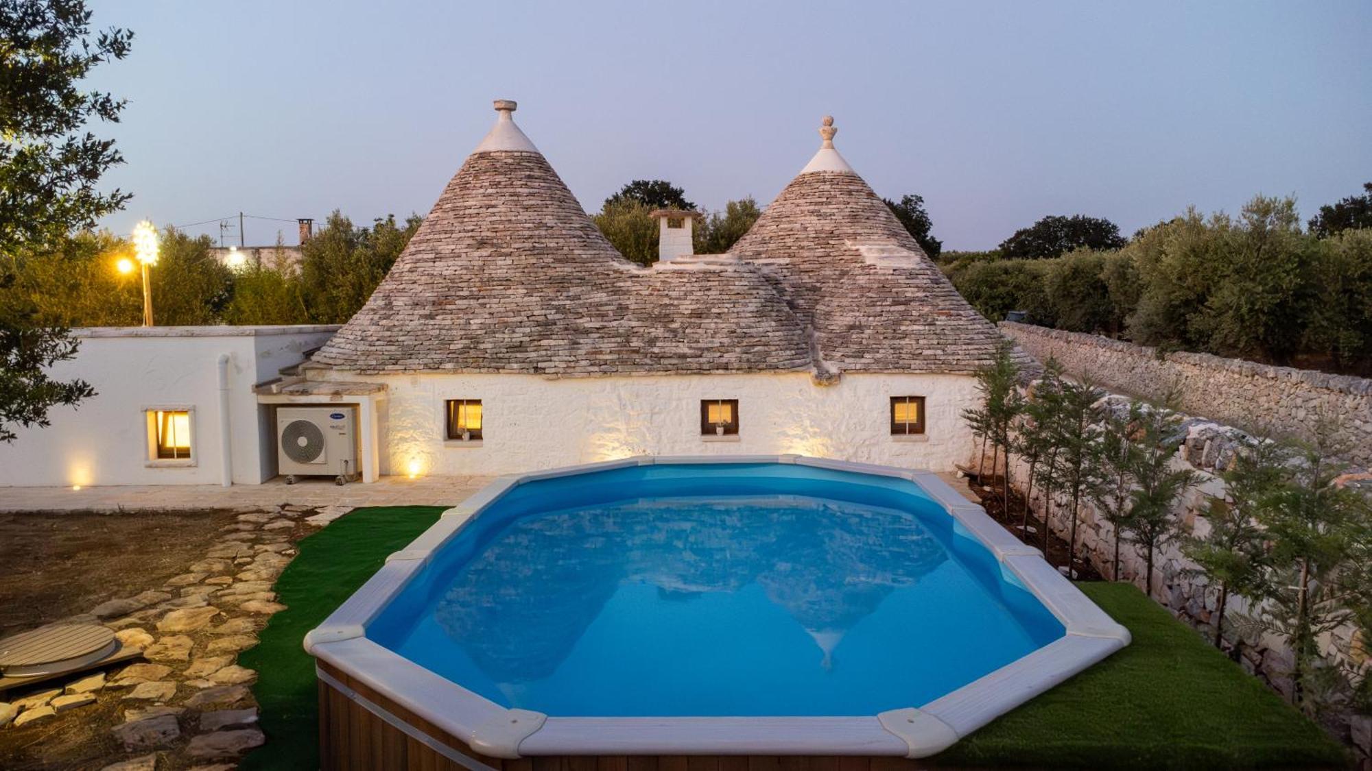 アルベロベッロ Il Trullo Della Rondininaヴィラ エクステリア 写真